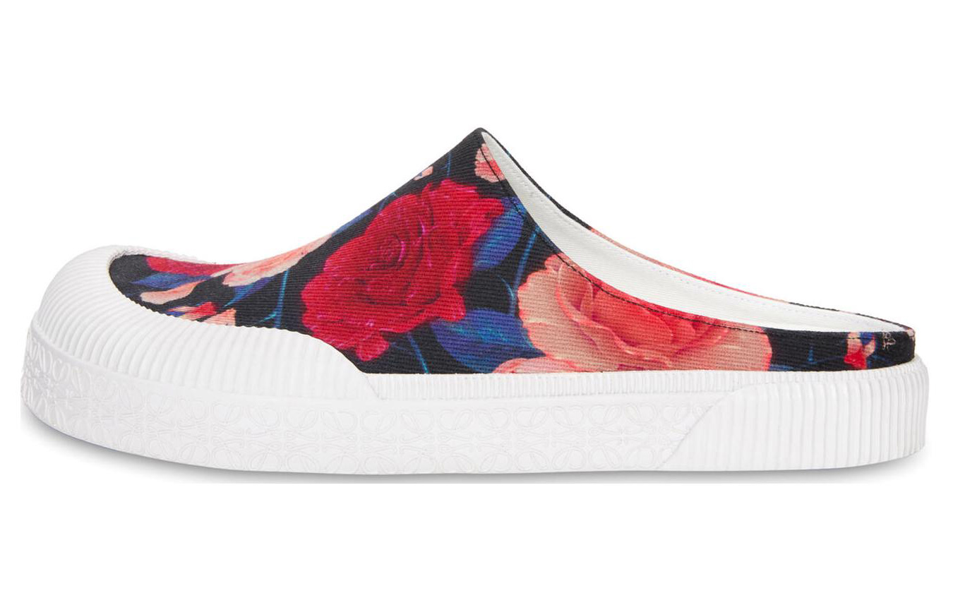 (Women) LOEWE Flat Heel Round Toe Sandal 'Red Blue White' L616379X33-7209