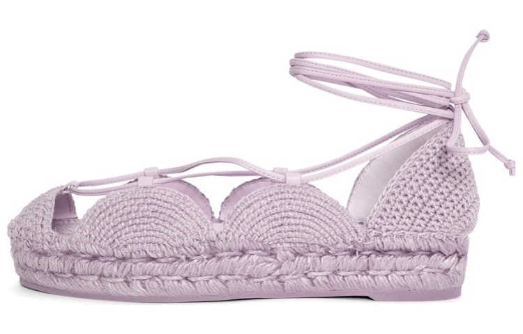 (W) LOEWE Flat Lace-Up Sneakers 'Purple'