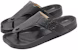 (W) LOEWE Selipar Kulit Rata Thong 'Fesyen Hitam' L814465X59-1100