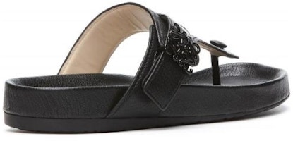 LOEWE 羅意威 皮革 夾趾 平底 時尚涼拖 女款 黑色 Shop LOEWE 羅意威 皮革 夾趾 平底 時尚涼拖 女款 黑色