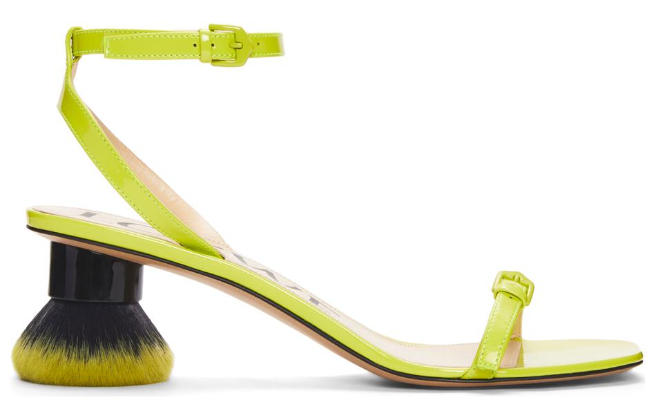 Order (W) （女性用）ロエベ フラットサンダル 'イエローレザー' L814465X90-4800 L814465X90-4800