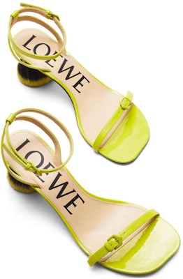 (Women) LOEWE Flat Sandal 'Yellow Leather' L814465X90-4800 Shop (Women) LOEWE Flat Sandal 'Yellow Leather' L814465X90-4800