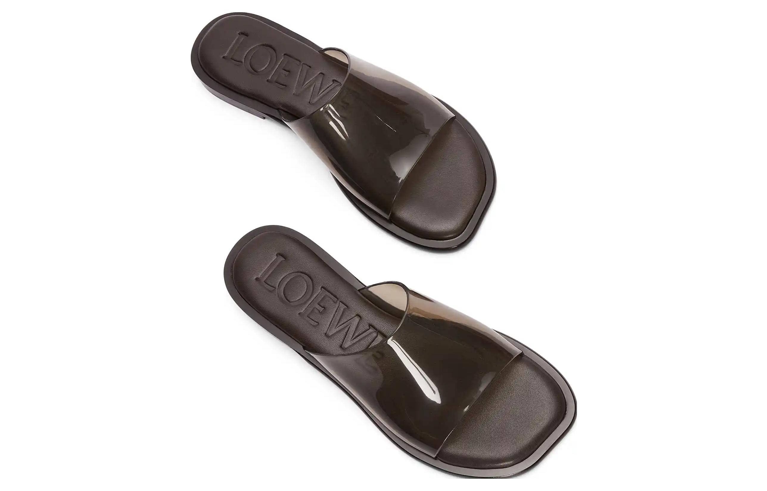 (W) LOEWE Flat Slide 'Khaki CMFT' 圖 3