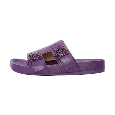 (W) LOEWE Flat Slip-On Sandal 'Purple'