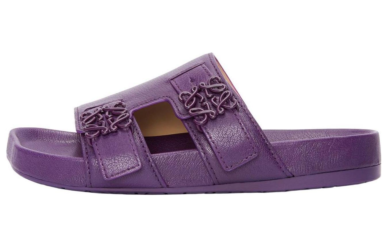 (Women) LOEWE Flat Slip-On Sandal 'Purple' L815465X95-8461