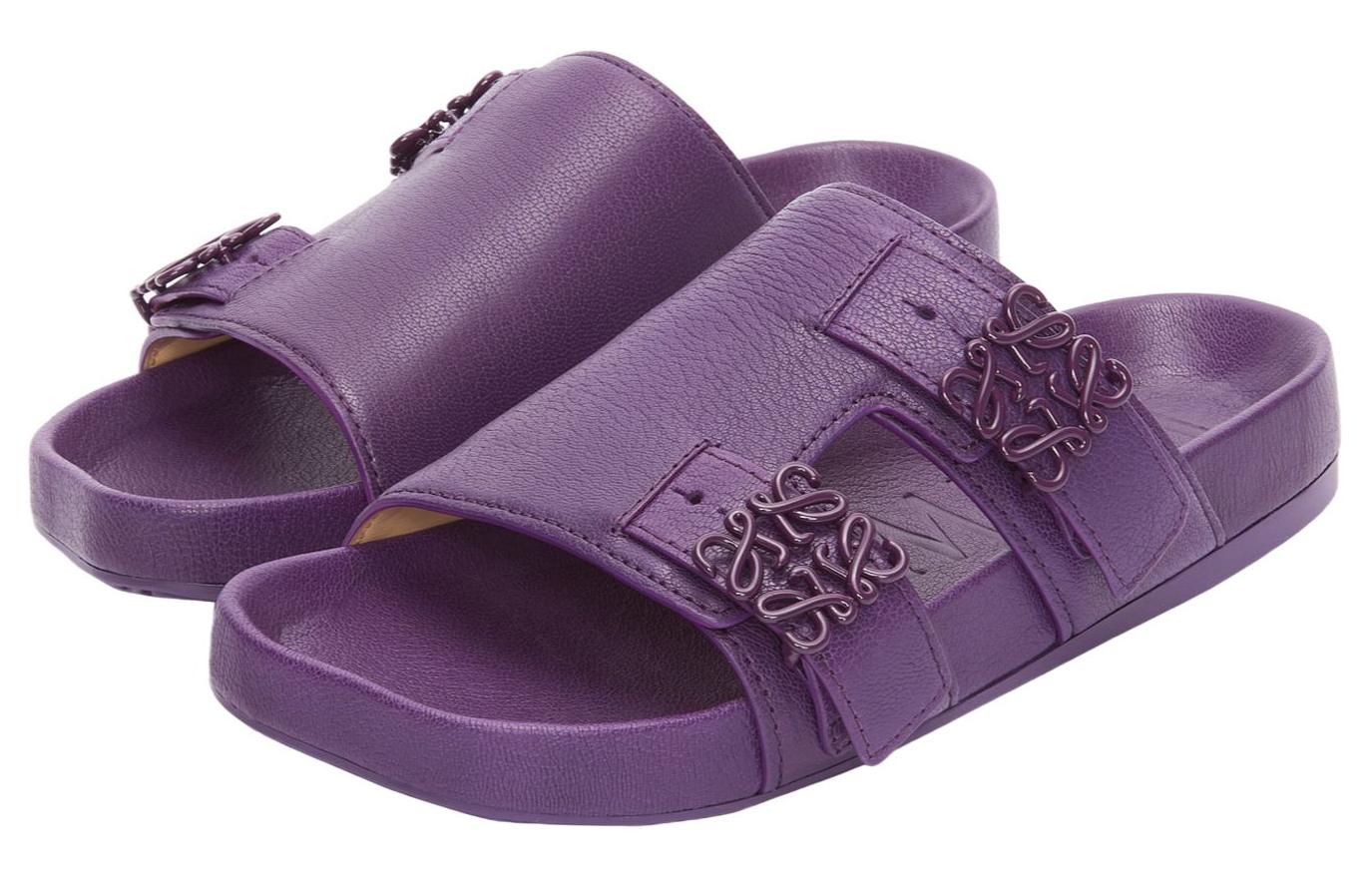 Shop (Women) LOEWE Flat Slip-On Sandal 'Purple' L815465X95-8461