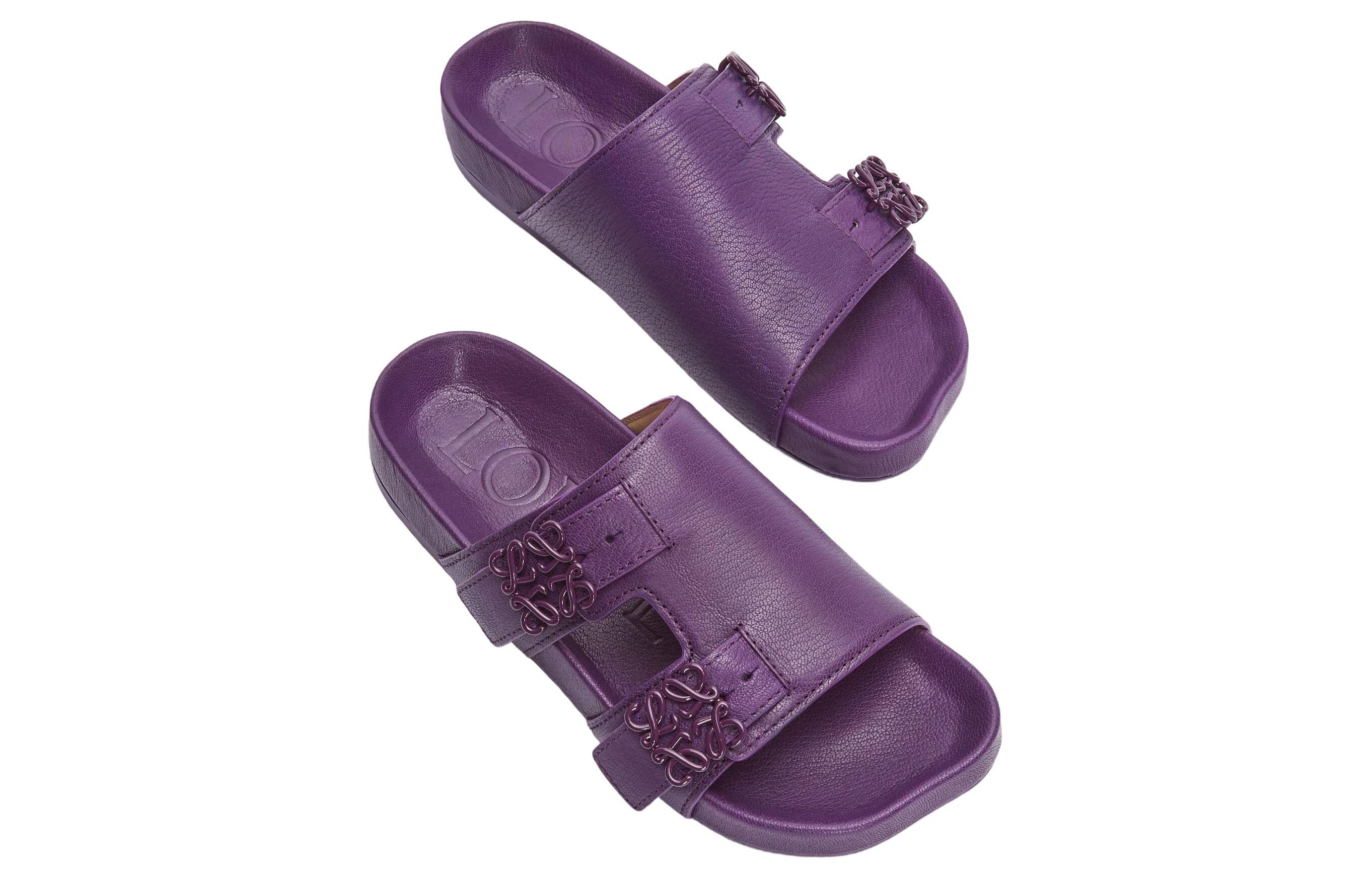 Purchase (Women) LOEWE Flat Slip-On Sandal 'Purple' L815465X95-8461