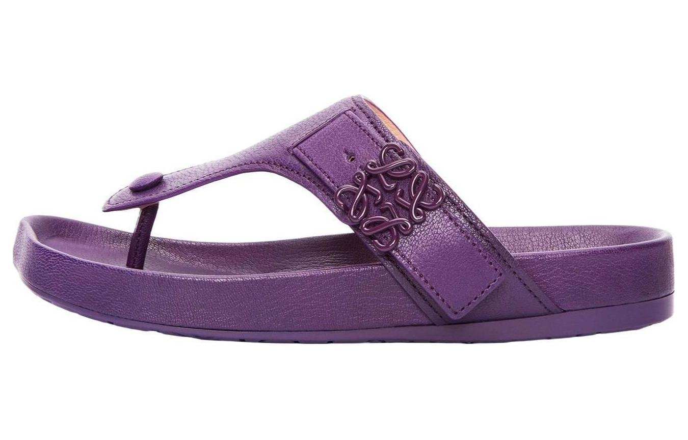 (Women) LOEWE Flip Flop 'Purple Leather' L814465X59-8461