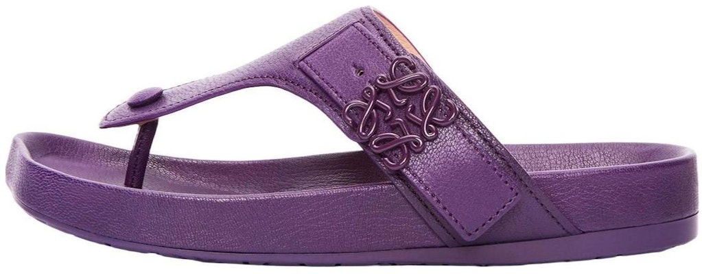 (Women) LOEWE Flip Flop 'Purple Leather' L814465X59-8461 Buy (Women) LOEWE Flip Flop 'Purple Leather' L814465X59-8461