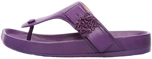(Women) LOEWE Flip Flop 'Purple Leather' L814465X59-8461 (Women) LOEWE Flip Flop 'Purple Leather' L814465X59-8461