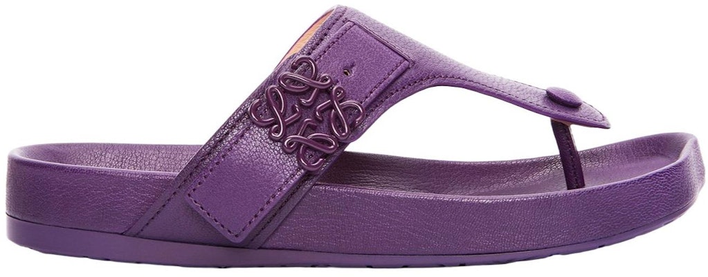 (Women) LOEWE Flip Flop 'Purple Leather' L814465X59-8461 Order (Women) LOEWE Flip Flop 'Purple Leather' L814465X59-8461
