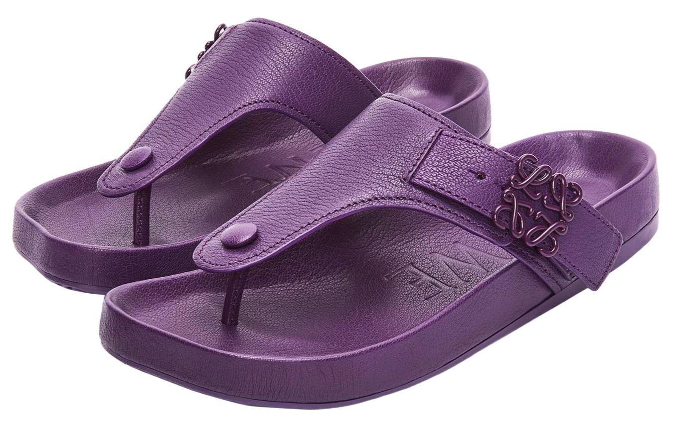 Lookbook (W) LOEWE Flip Flop 'Kulit Ungu' L814465X59-8461