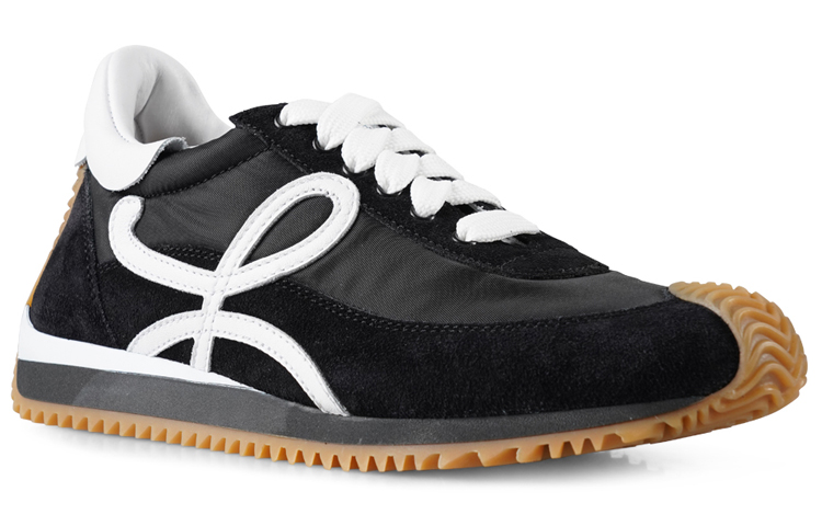 Lookbook (W) 로에베 나일론 스웨이드 로우탑 블랙 (Loewe Nylon Suede Low-top Black) L815282X88-1102