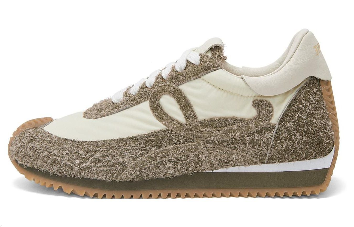 (Women) LOEWE Flow Runner 'Brown White' L815282XA5-4253