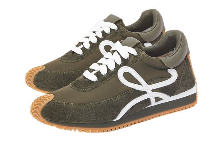 Lookbook (W) (女性用) ロエベ フローランナー 'カーキグリーン' L815282X93-4160 L815282X93-4160