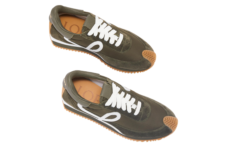 Shop (Women) LOEWE Flow Runner 'Khaki Green' L815282X93-4160