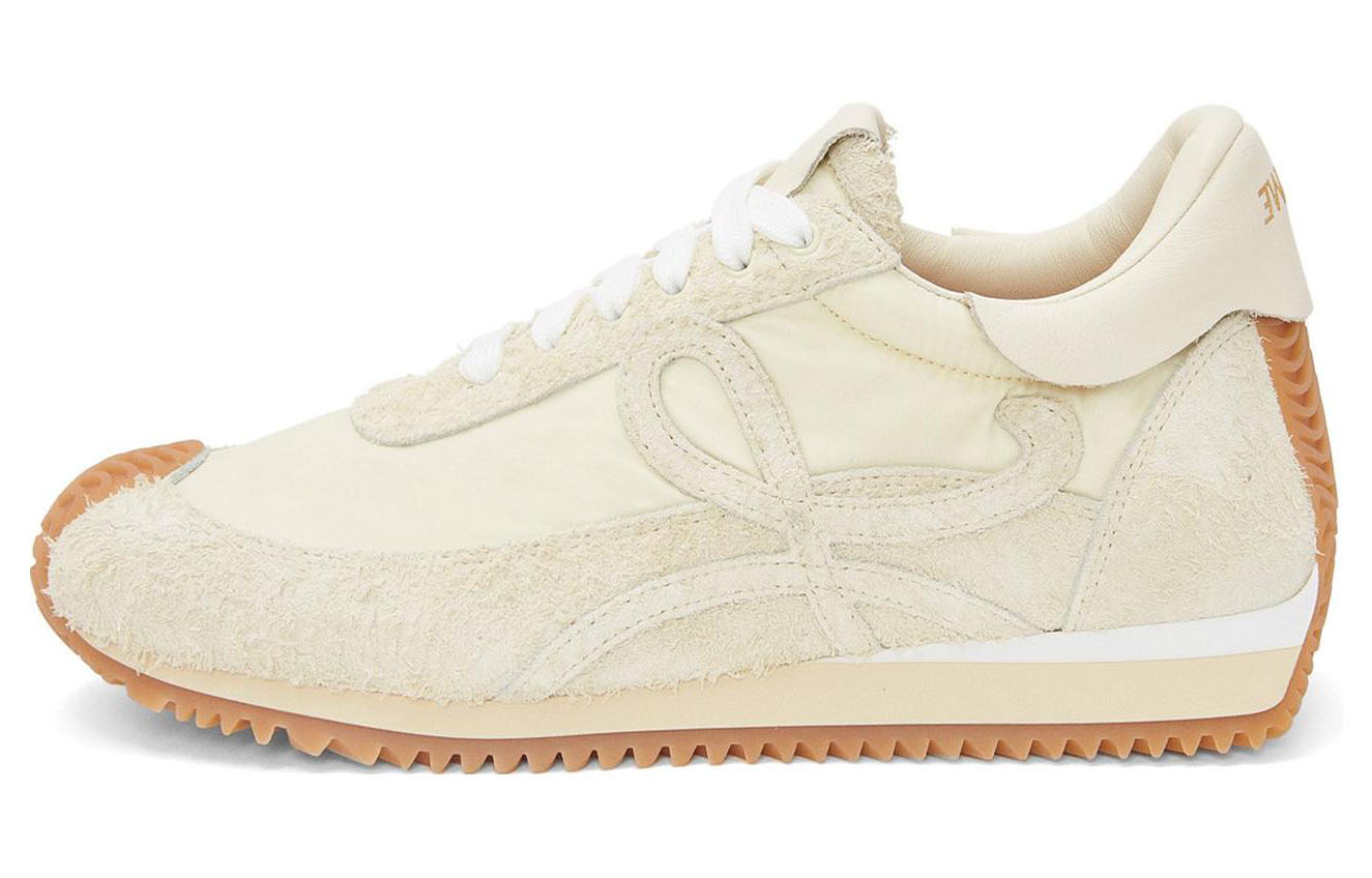 (Women) LOEWE Flow Runner Canvas Soft White 'Beige' L815282XA5-8518