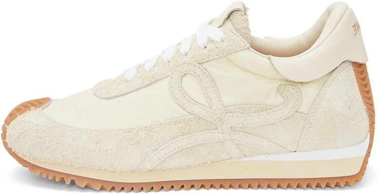 LOEWE羅意威 Flow Runner 絨面革 圓頭繫帶 低筒 休閒生活鞋 女款 淺白色 Buy LOEWE羅意威 Flow Runner 絨面革 圓頭繫帶 低筒 休閒生活鞋 女款 淺白色