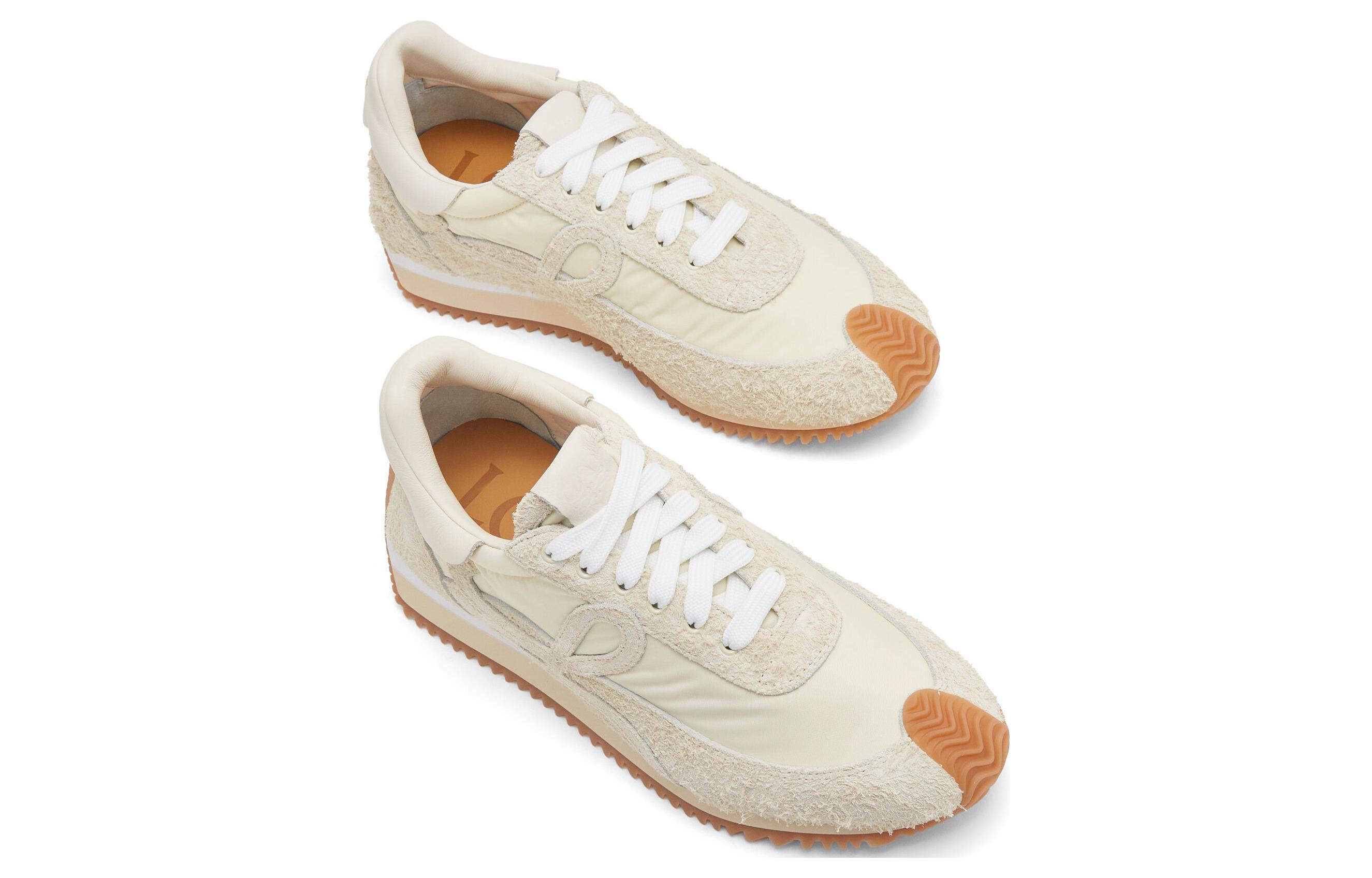 (W) LOEWE Flow RNNR Canvas Soft White 'Beige' 圖 3