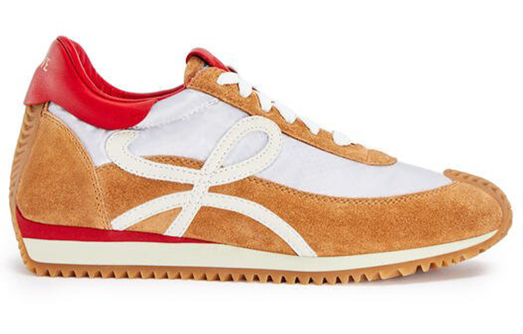 (W) LOEWE Flow RNNR 'White Brown Patchwork' 圖 2