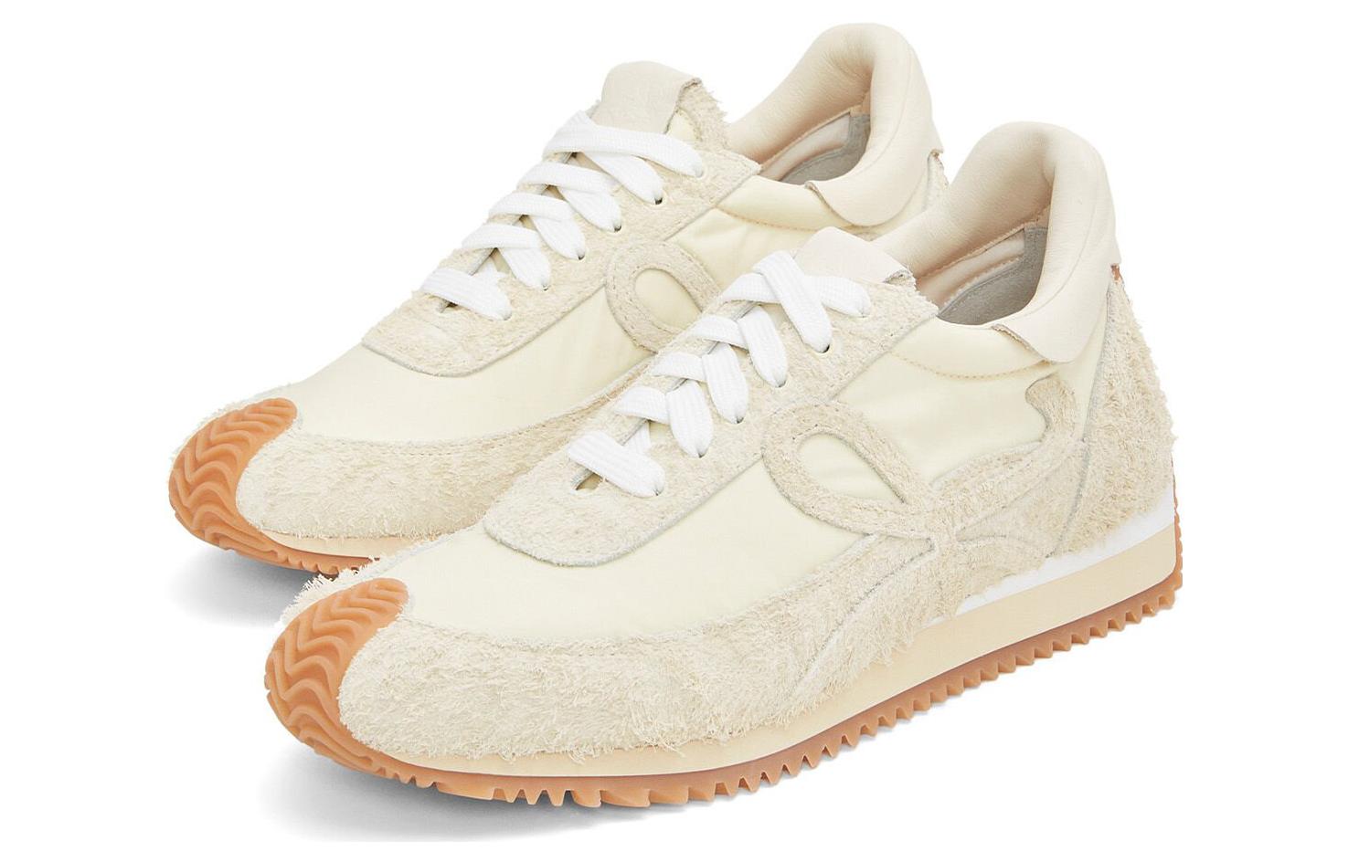 Order (Women) LOEWE Flow Runner Canvas Soft White 'Beige' L815282XA5-8518