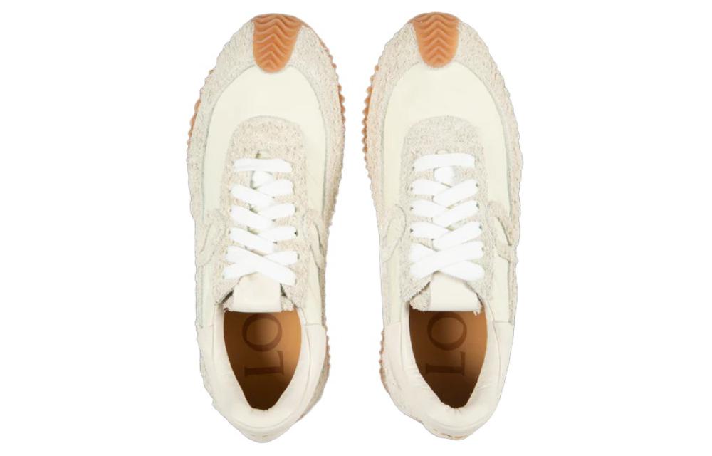 Shop (Women) LOEWE Flow Runner Canvas Soft White 'Beige' L815282XA5-8518