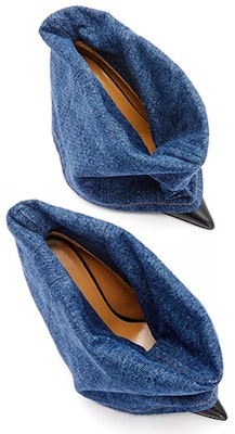 (W) LOEWE Sepatu Bot Lipat Ankle 'Biru' L815S01X48-6395 Lookbook (W) LOEWE Sepatu Bot Lipat Ankle 'Biru' L815S01X48-6395