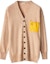 Order (Women) LOEWE FW21 Anagram Wool Cardigan Sweater for Women - Camel Color S359Y16K04-3150