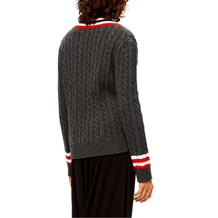 Purchase (W) Suéter Navideño LOEWE FW21 Gris S800Y1-4K29