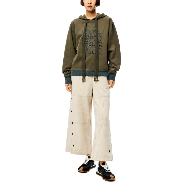 (Women) LOEWE FW21 Green Anagram Geometric Hoodie. S359341XAQ-4120 圖 3