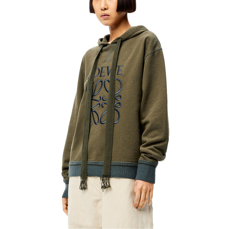 (Women) LOEWE FW21 Green Anagram Geometric Hoodie. S359341XAQ-4120 圖 4