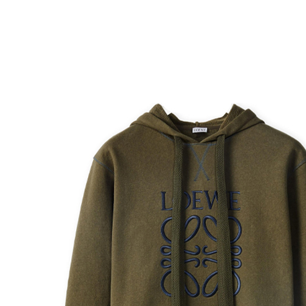 (Women) LOEWE FW21 Green Anagram Geometric Hoodie. S359341XAQ-4120 圖 6
