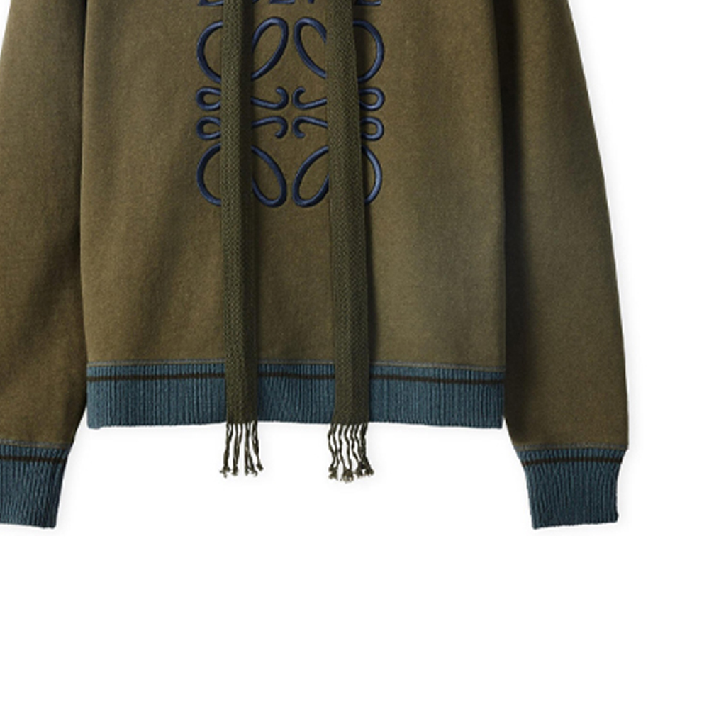 (Women) LOEWE FW21 Green Anagram Geometric Hoodie. S359341XAQ-4120 圖 7