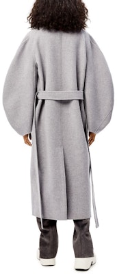 (W) LOEWE 2021秋冬灰色长袖腰带大衣. S540Y01X23-1120 Shop (W) LOEWE 2021秋冬灰色长袖腰带大衣. S540Y01X23-1120