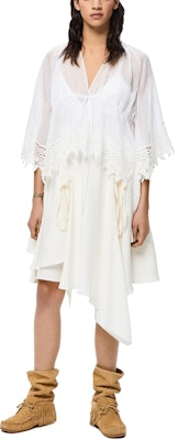 (W) LOEWE FW21 蕾絲長袖襯衫 白色 S616Y07X01-2100 Lookbook (W) LOEWE FW21 蕾絲長袖襯衫 白色 S616Y07X01-2100