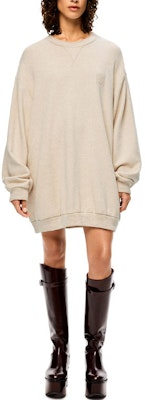 (Women) LOEWE FW21 Long Sleeve Sweatshirt Dress Beige Women. S359Y24X10-2110 Lookbook (Women) LOEWE FW21 Long Sleeve Sweatshirt Dress Beige Women. S359Y24X10-2110