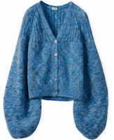 (Women) LOEWE FW21 Mohair Loose Fit Knit Sweater in Blue. S359Y16K08-8890 (Women) LOEWE FW21 Mohair Loose Fit Knit Sweater in Blue. S359Y16K08-8890