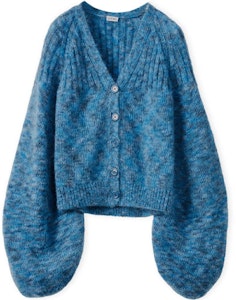 (W) ロエベ FW21 モヘア ルーズフィット ニット セーター ブルーカラー S359Y16K08-8890 Order (W) ロエベ FW21 モヘア ルーズフィット ニット セーター ブルーカラー S359Y16K08-8890