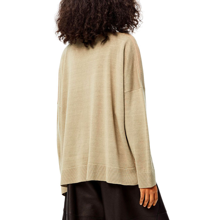 Purchase (W) LOEWE 2021秋冬女士黄色宽松Logo毛衣. S359Y14K37-2150