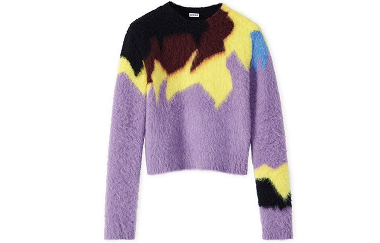 Order (W) LOEWE FW21 Baju Sejuk Wool Intarsia Crewneck Pelbagai Warna. S540Y14K66-5388