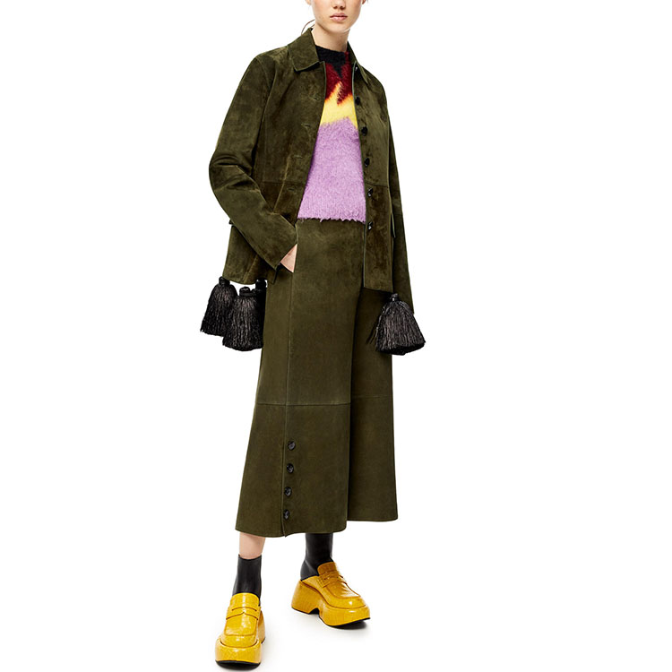 Lookbook (W) LOEWE FW21 Baju Sejuk Wool Intarsia Crewneck Pelbagai Warna. S540Y14K66-5388