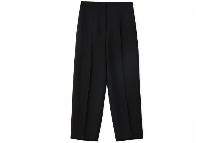 (Women) LOEWE FW21 Wool Mohair Blend Tapered Suit Pants Black S359331XD0-1100 圖 2