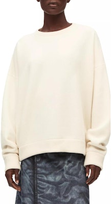 (Women) LOEWE FW22 Beige Crewneck Pullover Sweater Long Sleeve. S540Y14KB7 Shop (Women) LOEWE FW22 Beige Crewneck Pullover Sweater Long Sleeve. S540Y14KB7