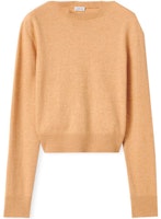 (Women) LOEWE FW22 Camel Backless Long-Sleeve Wool Sweater S359Y14KAM-3150 (Women) LOEWE FW22 Camel Backless Long-Sleeve Wool Sweater S359Y14KAM-3150