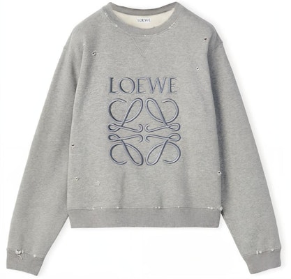 (W) LOEWE FW22 灰色刺繡Logo圓領衛衣 S359Y24X15-1440 Buy (W) LOEWE FW22 灰色刺繡Logo圓領衛衣 S359Y24X15-1440