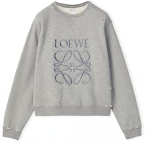 (W) LOEWE FW22 灰色刺繡Logo圓領衛衣 S359Y24X15-1440 Order (W) LOEWE FW22 灰色刺繡Logo圓領衛衣 S359Y24X15-1440
