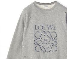 (W) LOEWE FW22 灰色刺繡Logo圓領衛衣 S359Y24X15-1440 Details for (W) LOEWE FW22 灰色刺繡Logo圓領衛衣 S359Y24X15-1440