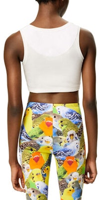 (W) LOEWE FW22 Camiseta Sin Mangas Blanca Cuello Redondo Casual. S359Y23X25-2100 Shop (W) LOEWE FW22 Camiseta Sin Mangas Blanca Cuello Redondo Casual. S359Y23X25-2100