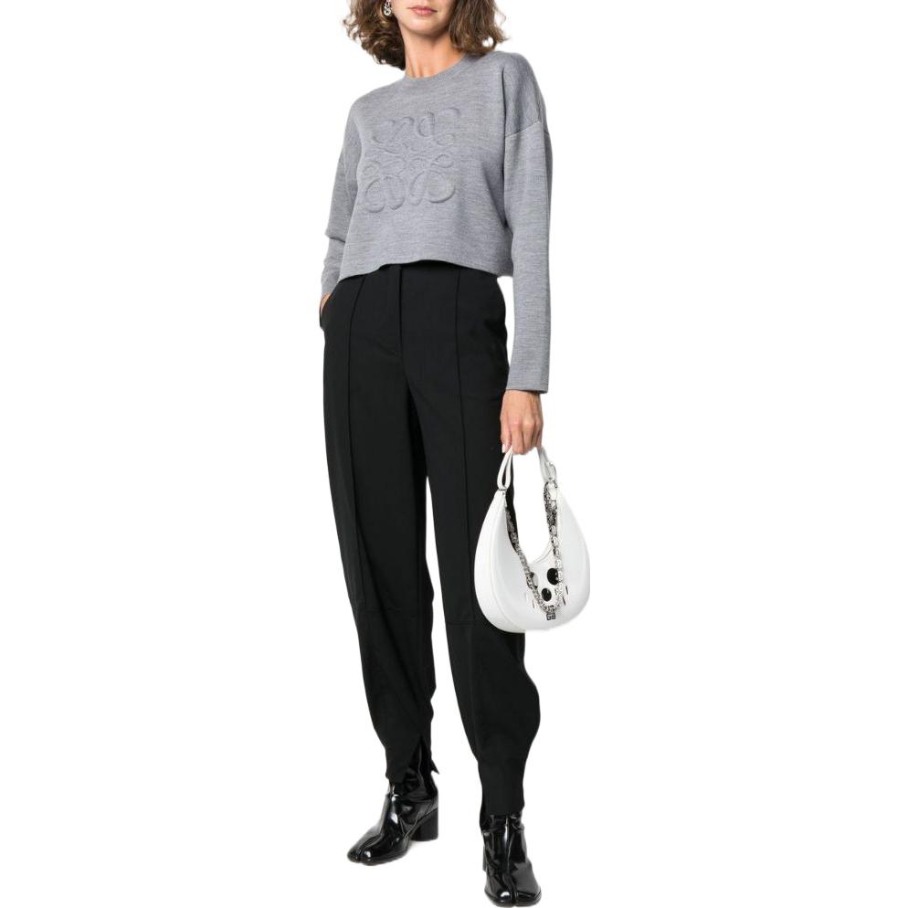 Lookbook (W) LOEWE FW22 高腰錐形褲 女裝 黑色 S540Y04XC4-1100