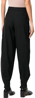 (Women) LOEWE FW22 High-Waisted Tapered Pants Women Black S540Y04XC4-1100 Shop (Women) LOEWE FW22 High-Waisted Tapered Pants Women Black S540Y04XC4-1100